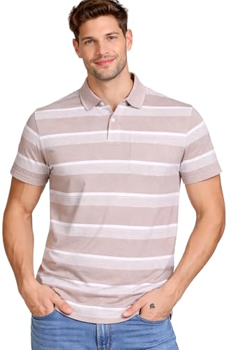 Image of SANE ORIGINALS Half Sleeve Polo T-Shirt for Men with Pocket || Stripe Collar and Pocket T-Shirt for Men Half Sleeves