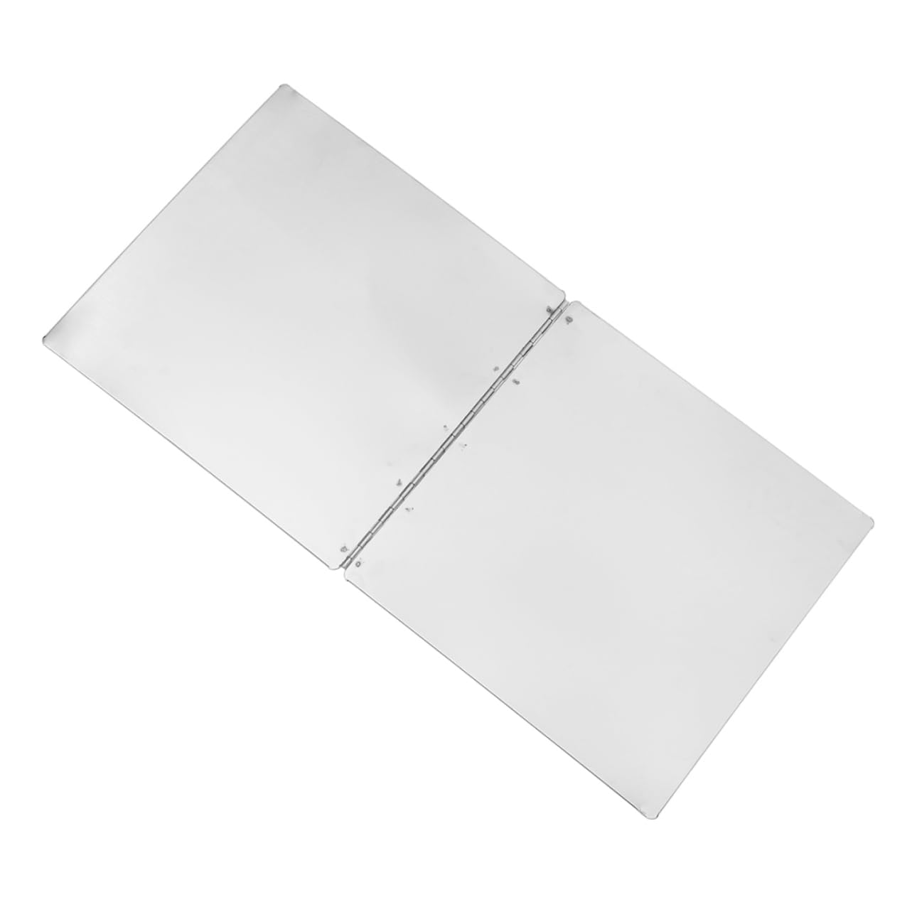 Plaque anti-projections pliable en acier inoxydable pour protection de cuisinière