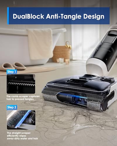 Image of Tineco Floor ONE Switch S6 Stretch Wet Dry Vacuum Cleaner, Multi-Function, 180 Lay-Flat, Anti-Tangle Design, Self-Cleaning, 65Min Runtime, Dual-Edge Cleaning, Whole-House Cleaning Floor Cleaner