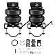 VEVOR Airbag-Federungssatz, Luftfeder-Federungssatz, kompatibel mit 2001-2010 Chevrolet Silverado 2500/3500HD und GMC Sierra 2500/3500HD 4WD RWD, 5000 lbs Belastung, 5 bis 100 PSI