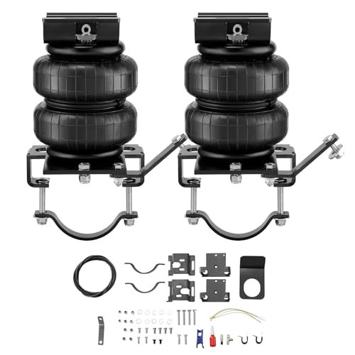 VEVOR Air Bag Suspension Kit, Air Springs Suspension Bag Kit Compatible with 2001-2010 Chevrolet Silverado 2500/3500HD and GMC Sierra 2500/3500HD 4WD RWD, 5000 lbs Loading, 5 to 100 PSI by VEVOR - Used condition - CA$142.07