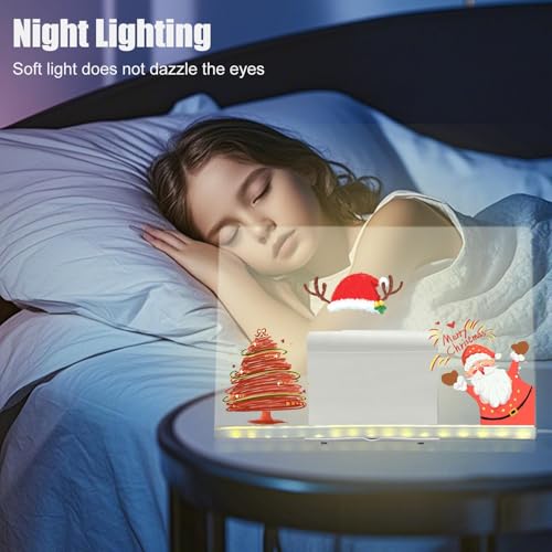 Bloc-notes lumineux LED et tableau de notes pour message intérieur - 4