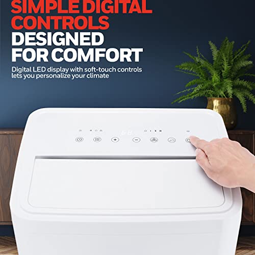 Honeywell 14,500 Btu Portable Air Condition With Dehumidifier & Fan, White #TOP7