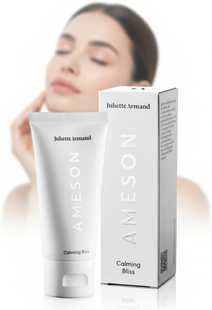 Juliette Armand Ameson Calming Bliss 50ml Instant Soothing Cream-Gel for Irritated Skin Redness, Swelling & Burning Relief Hydrating & Skin Barrier Repair Post-Treatment Recovery Professional Care