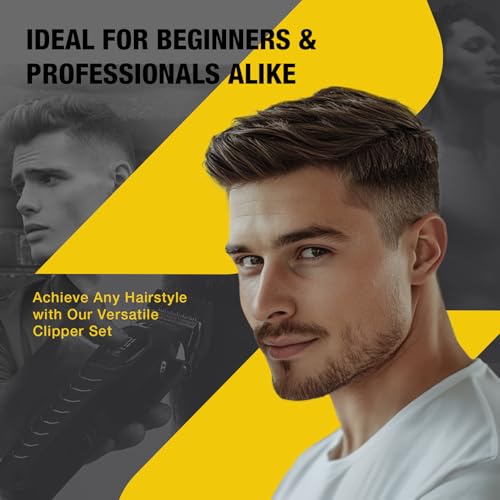 Suprent HC225BX Mens Hair Clipper-Rechargeable Hair Cutting Kits With Led Display, Cordless Hair Clipper For Home Use & Barbers thumb #5