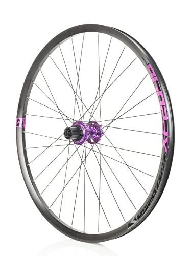 Xf2046 Classic Mtb Mountain Bike Front & Rear Tubeless Wheelset For Shimano 8-11S - 26/27.5/29" Black Purple (26") #TOP1
