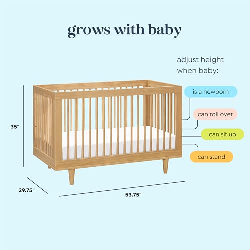 DaVinci Marley 3-in-1 Convertible Crib in Honey, Gold - image 5