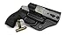 Concealment Express Tuckable IWB Holster fits S&W J Frame 442 642 | Ambi | CF BLK KYDEX | USA Made | Rounded Gear