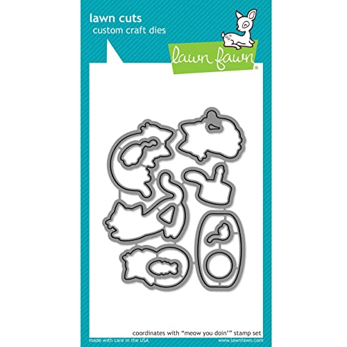 LAWN FAWN Meow You Doin' Lawn Cuts Custom Craft Die