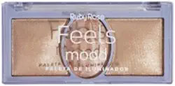 Ruby Rose - Paleta de Iluminador Feels Mood 03 Cores Hb 7530-2