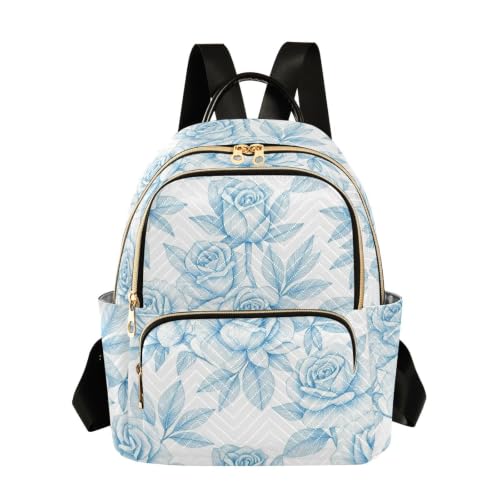 Sac à dos matelassé rose aquarelle Wudan taille S-M pour le sport
