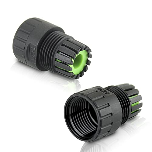Shopcorp 2 Poles Wire Connector For External Electrical Junction Box - Nylon Pa66, Ip68, Flame Retardant With Internal Silicone Rings And Gaskets (2 Pack) #TOP3