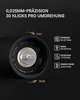 TIMEMORE Elektrische Kaffeemühle Whirly 01S, Tragbares Kegelmahlwerk mit 30 Mahlstufen Espresso/Pour-Over/Pressekanne/Moka Pot, Metallgehäuse, Automatik-Stopp & Verstopfungsschutz für Reise & Haushalt – Ansicht 3