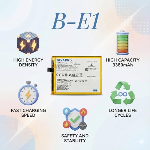 Image of Original B-E1 Battery for Vivo Y71 | 1724 | 1801i | Y71i | 1801 | Y73 Battery with Warranty 3360mAh