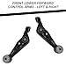 AUTOACER Front Control Arm Kit 8 Piece - Front Upper, Lower, Frontward & Rearward Control Arms with Ball Joints & Bushes Fitted for LS460 / LS460L 2007-2017, LS600h 2008-2017 AWD Models