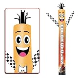 GOODENY 6FT Tall Motorcycles Inflatable Tube Man (9''Diameter) Wacky Wavy Dancing Guy for Outdoor Decoration Advertising Business Promotion (Blower Not Included)