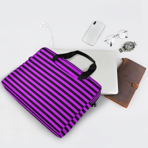 Bolso para portátil 15.6" color púrpura con negro miniatura 7