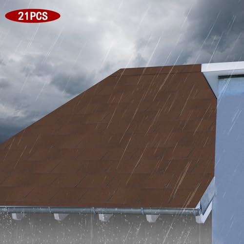 image for Eapmic 21Pcs Asphalt Roofing Shingles, 39.37