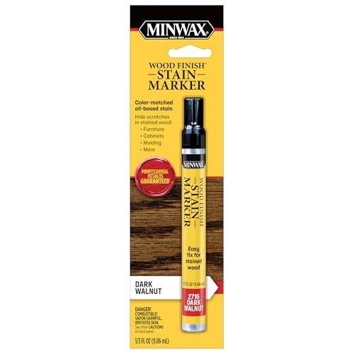Minwax 63487000 Wood Finish Stain Marker for Touch Ups, Dark