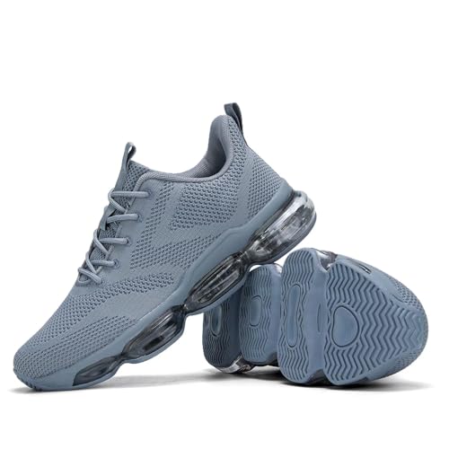 Image of Mens Running Shoes Air Low Top Comfort Walking Lace Up Sneakers Breathable Fashion Tennis Sport Gym Fitness Cross Trainers