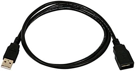 Monoprice 3-Feet USB 2.0 A Male to A Female Extension 28/24AWG Cable (Gold Plated) (105432)