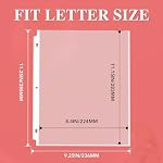 600 Pack Sheet Protectors 8.5 x 11 inch Clear Page Protectors for 3 Ring Binder Non-Glare, Plastic Sleeves for Papers, Document