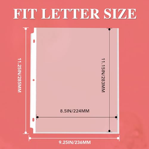 image for ZENOWICK 1200 Pack Sheet Protectors 8.5 x 11 inch Clear Page Protector