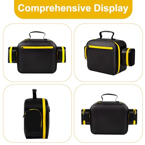 Image of Air Compressor Bag Case Compatible with DE-WALT 20V MAX Tire Inflator, Portable Inflator Case Cordless Tools Storage Holder Organizer with Pocket for Battery Pack and Charging Kit (Box Only)