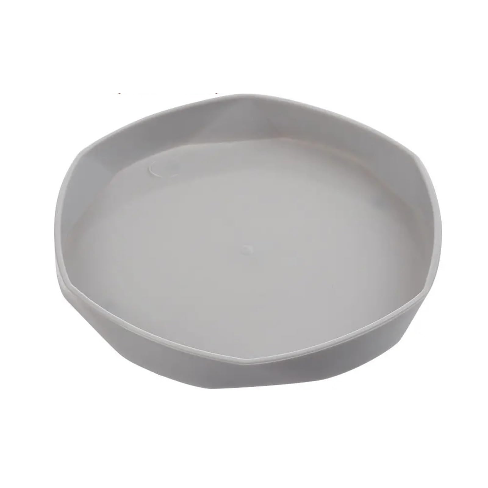DSFIHJO Plant Tray 1Pcs Plastic Resin Plant Saucer Drip Trays Tray Saucers Indoor Outdoor Flower Garden Pot(Grey-14.5cm)
