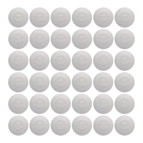 Velocity Practice Lacrosse Balls - 1, 2, 3, 6, 12, 18, 24, 36, 60 and 120 Packs - Official Size and Weight - White