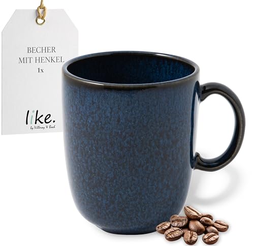 like. by Villeroy & Boch - Lave Bleu Kaffeebecher, 1 Stück (1er Pack)