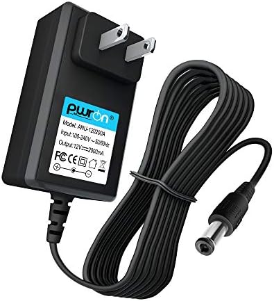 PwrON 12V 2A Printer Charger AD-E001 AC Power Adapter Compatible with Brother P-Touch Edge Label Maker PT-D400 PT-D400AD PT-D450 PT-D600 PT-E300 PT-E500 PT-E550W PT-H300 PT-P700 PT-P750W UU324-1220