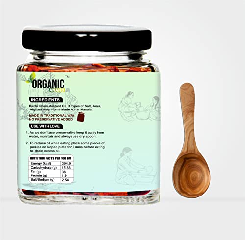 Image of Organic Anand Pure & Natural Amla-Mirchi Pickle, Fresh Amla & Green Chilli, Homemade Hari Mirch ka Aachar (250gm-Pack of 1)