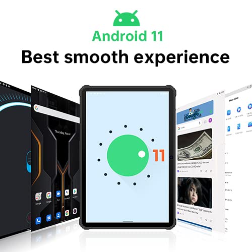 OUKITEL RT1 IP69防塵防水タブレット 10インチ SIMフリー タブレットもタフネスに! 10.1インチAndroidタブ「OUKITEL RT1