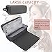 FAMOPLAY Hair Tools Travel Bag with Heat Resistant Mat Hair Styling Accessories Storage Case for Hair Dryer Flat Iron Straightener Curling Iron Haircare Accessories Travel Essentials for Women
