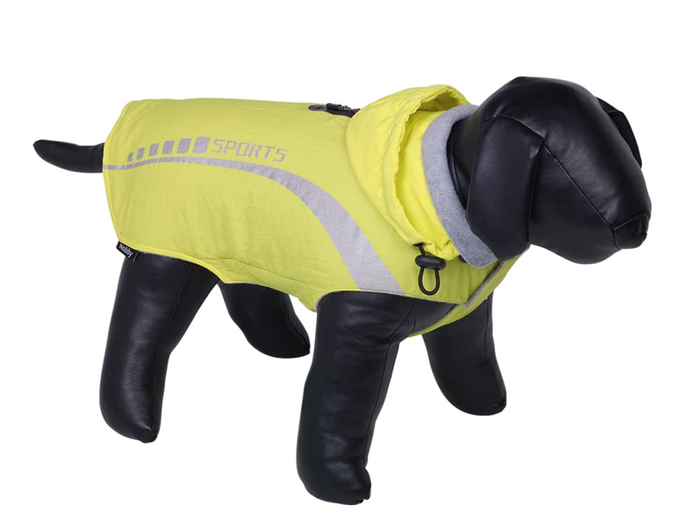 Manteau pour chien jaune Nobby résistant pour éviter les frissons en promenade