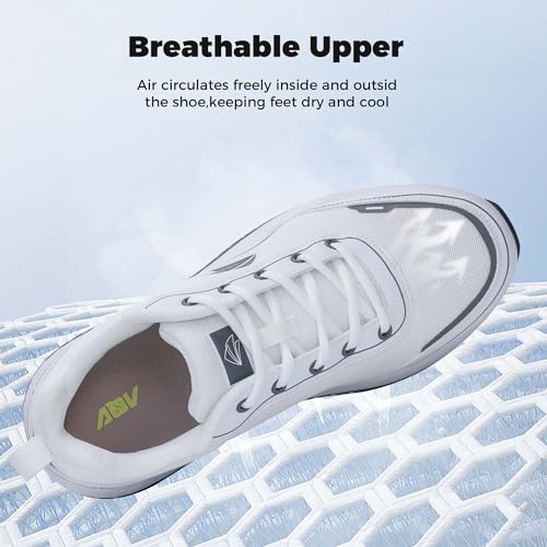 Image of Walking Shoes for Men Arch Support Plantar Fasciitis Shoes Orthotic Tennis Sneakers for Foot Pain Relief