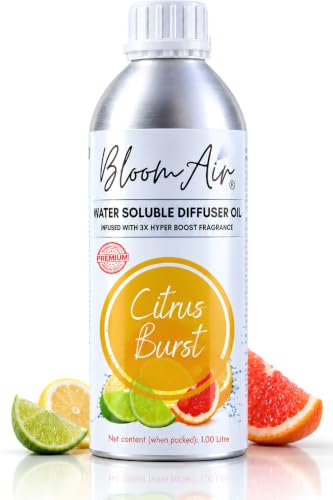 Image of Citrus Burst Diffuser Oil for Home Fragrance, 1 Litre Refill