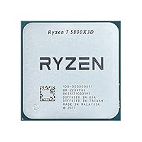 Computerhardware Ryzen 7 5800X3D R7 5800X3D 3,4 GHz 8-Kern 16-Thread CPU Prozessor 7NM L3=96M 100-000000651 Sockel AM4, Aber ohne Lüfter Fertigungspräzision