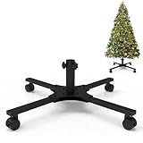 Soporte de árbol de Navidad para árbol Artificial, Color Negro