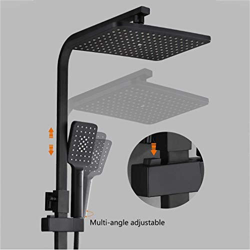 Système de douche mitigeur thermostatique à effet de pluie