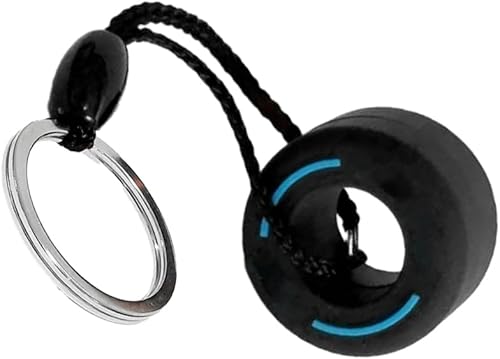 Miniatura 5 de MACHSWON Mini lindo neumático llavero F1 Racing neumático llavero azul rosa pieza automotriz regalo llavero