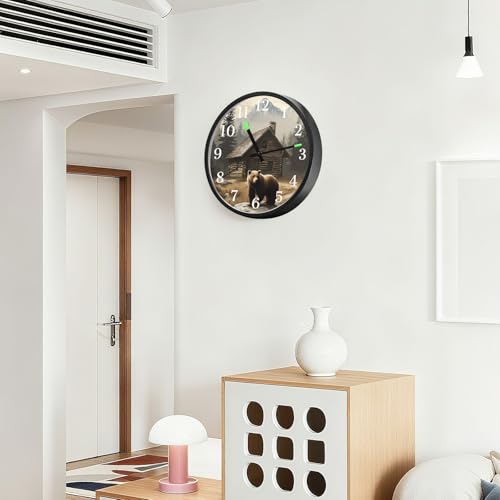 Reloj de pared luminoso silencioso de 12 in acrílico miniatura 6