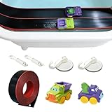 Pista de Carreras con, Divertido y Flexible, Juguete de baño para Coche, para cumpleaños, Vacaciones, casa, Piscina, Interior, Exterior, Aula, Escuela