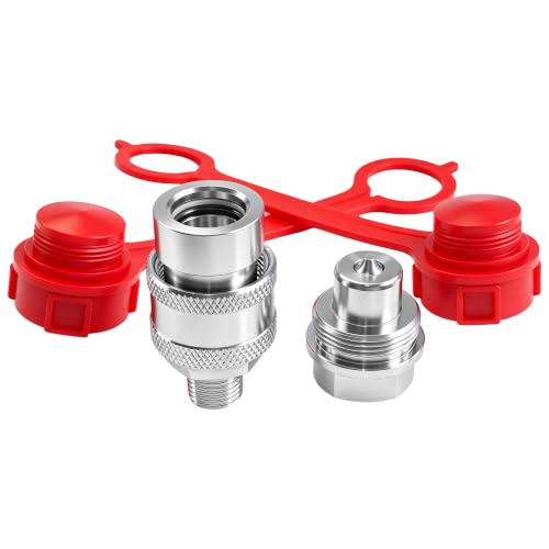 Image of 1 /4 inch NPT,1 /4 inch Body Hydraulic Quick Coupler Set,Fit for Enerpac A-630