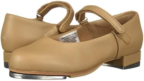 Leo girls Rhythm Tap Dance Shoe, Tan, 12 Little Kid US | Image 6