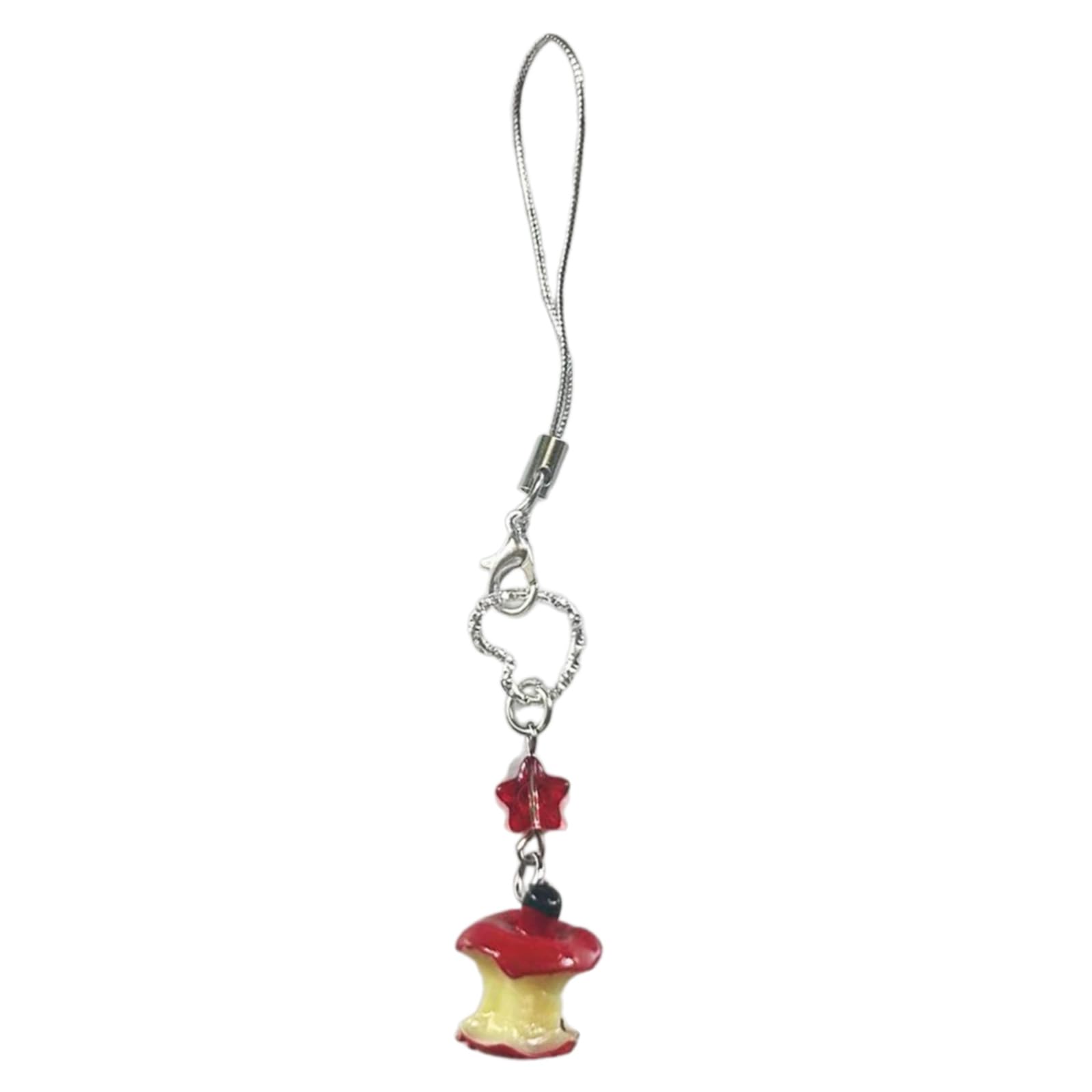 Baodss Fruit Ornament Unique Hanging Decors Delicate Fish Pendant Adornment Stylish Bag Charm for Various Occasion