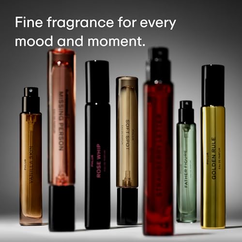 Image of PHLUR Afterglow Perfume for Women & Men, 9.5 mL | Warm Amber Vanilla Eau de Parfum, Citrus Apricot Coconut Fragrance with Lavender Milk, Sandalwood & Cashmere Woods