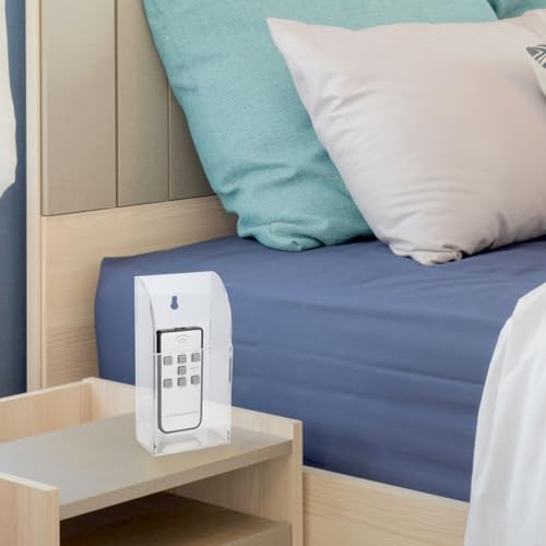 OUNONA Halterung für Fernbedienungen, Wandmontage, selbstklebend, Halterung für Fernbedienungen, Wandmontage, Fernbedienungshalter Fernbedienung Wandhalterung für Klimaanlagen-Controller, Weiß