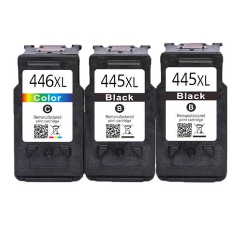 Cartouche d'encre PG 445 CL 446 compatible imprimante jet d'encre MX494 2540 2940 pack noir couleur